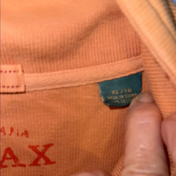Men's Tommy Bahama Half-Zip Sweater - Peach/orange - XL - B5 - Picture 4 of 8